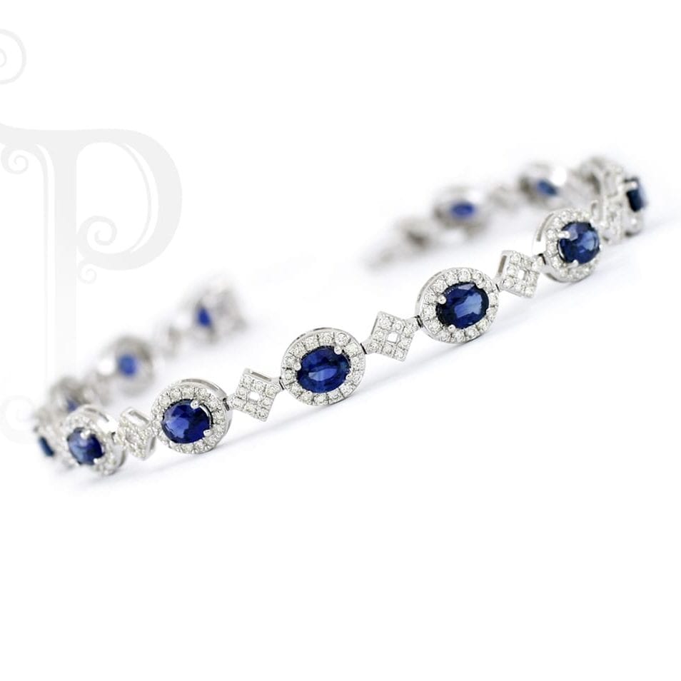 Buy Silver  Blue Bracelets  Bangles for Women by Shining Diva Online   Ajiocom