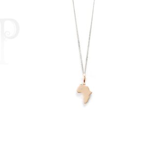 9K Rose Gold Africa Diamond Pendant excl Chain
