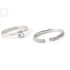 18k White Gold Fitted Diamond Ring