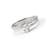 18k White Gold Fitted Diamond Ring - Image 2