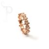 9k Rose Gold Blossom Eternity Ring