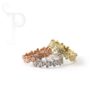 9k Rose Gold Blossom Eternity Ring - Image 3