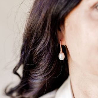 Stylish Freshwater Pearl Drop Earrings