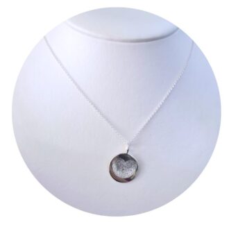 Sterling Silver Fingerprint Necklace