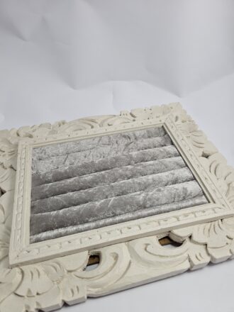 Pink Suede & Gold Ring Jewellery Organiser